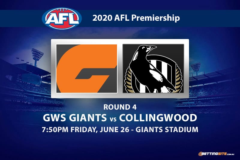 Giants vs Magpies AFL betting tips