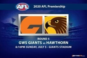 Giants vs Hawks AFL betting tips