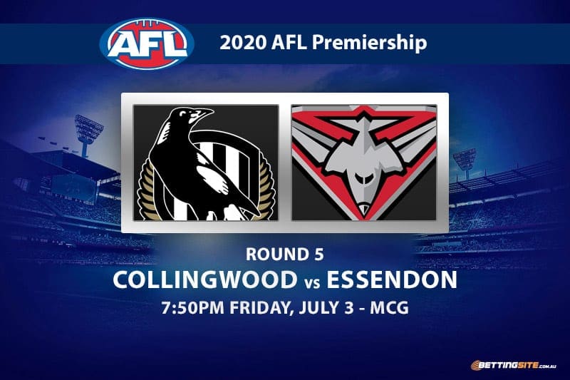 Collingwood vs Essendon betting predictions | AFL 2020 | Round 5