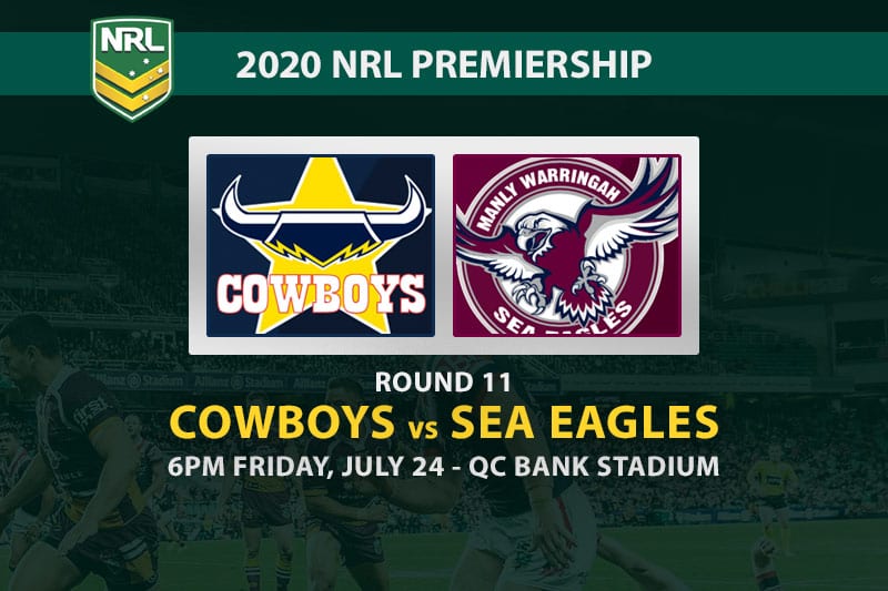 North Queensland Cowboys vs Manly Sea Eagles