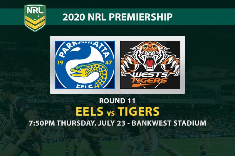 Eels vs Tigers NRL betting tips