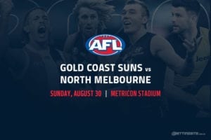 Suns vs Kangaroos AFL betting tips