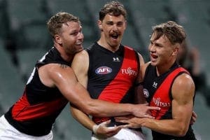 Jake Stringer, Joe Daniher and Dylan Clarke