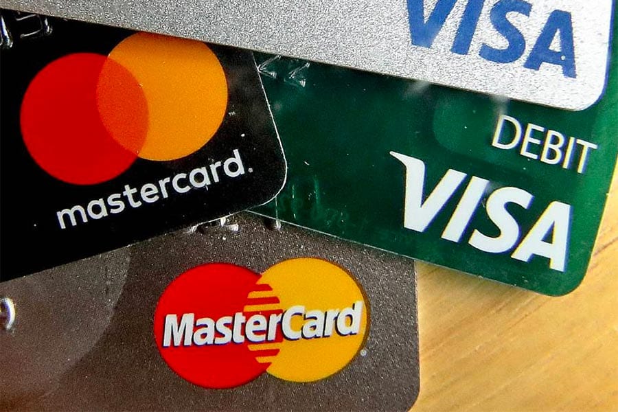 Taruhan kartu kredit