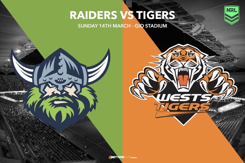 Raiders vs Tigers Betting Preview Round 1 NRL 2021 March 14