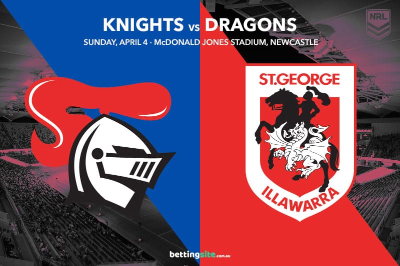 Newcastle Knights vs St George Illawarra Dragons