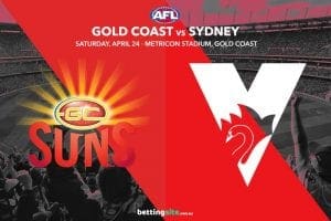 Suns Swans AFL tips