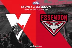 Swans Bombers AFL 2021 betting tips