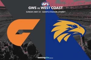 GWS v West Coast best bets and tips - AFL round 10 preview