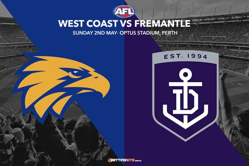 West Coast Vs Fremantle Betting Tips Top Odds Sunday 02 05