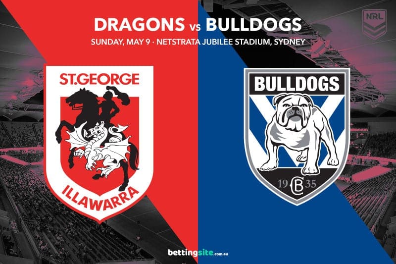 Dragons vs Bulldogs NRL Round 9 Betting Predictions 9/5/2021