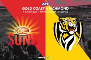 Suns Tigers AFL Rd 16 betting tips