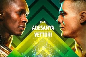 Adesanya vs Vettori 2 - UFC 263 main event