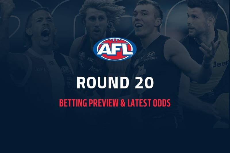 AFL Rd 20 odds