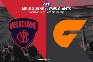 Melbourne GWS AFL Rd 16 betting tips