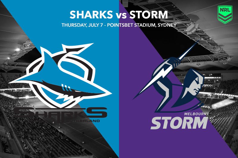 Sharks v Storm NRL Rd 18 Best Bets & Top Odds July 7, 2022