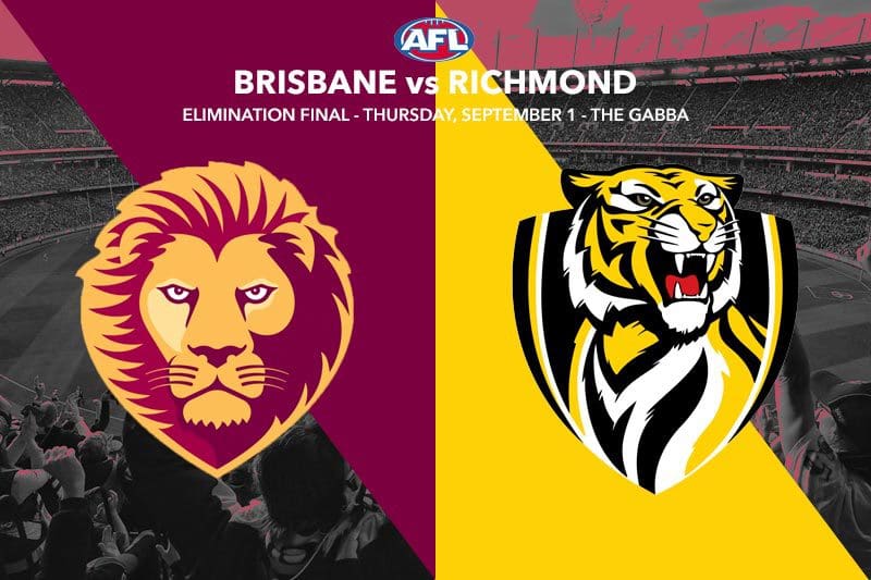 Brisbane v Richmond AFL Betting Tips Elimination Final 1/9/22