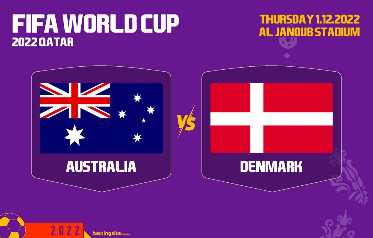 Kiat Piala Dunia Australia vs Denmark