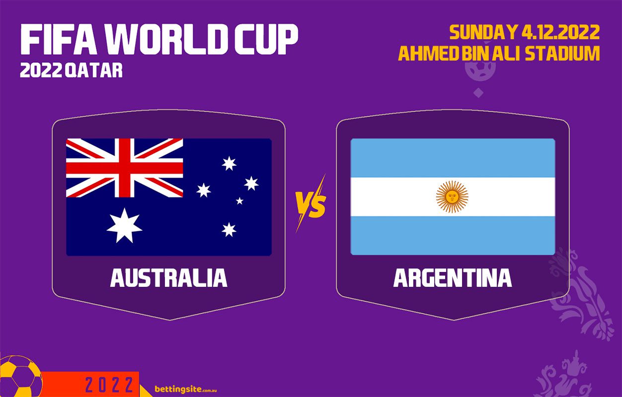 Socceroos v Argentina - Piala Dunia 2022