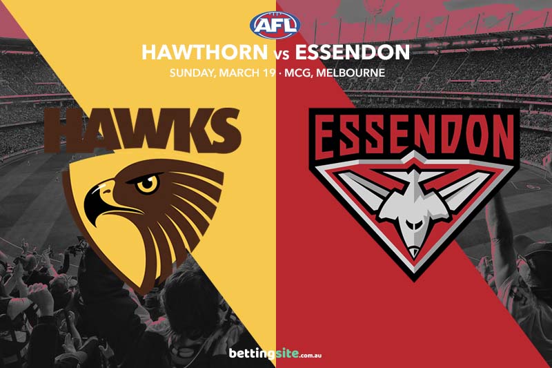 Kiat taruhan Hawthorn v Essendon untuk AFL rd 1 2023