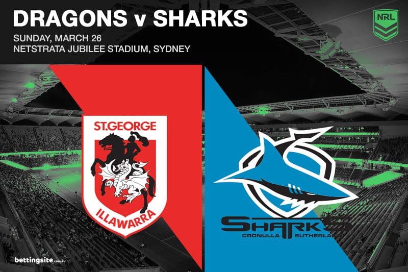 Dragons v Sharks NRL R4 Best Bets Sunday, March 26, 2023