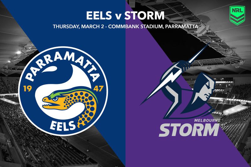 Parramatta Eels v Melbourne Storm - Rd 1, 2023