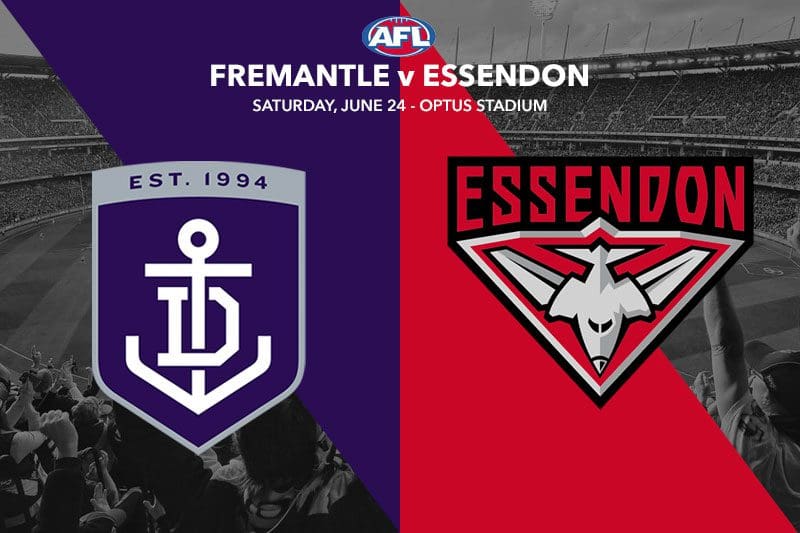 Fremantle v Essendon AFL R15 Betting Tips | Saturday 24/6/2023