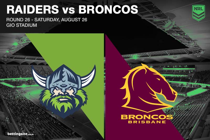 Canberra Raiders v Brisbane Broncos NRL Round 26