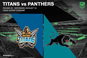Gold Coast Titans vs Penrith Panthers NRL Round 25