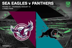 Manly Sea Eagles v Penrith Panthers NRL Rd 24
