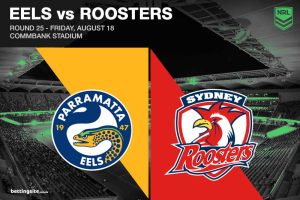 Parramatta Eels v Sydney Roosters NRL Round 25