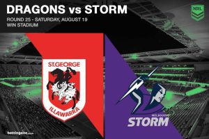 St George Dragons v Melbourne Storm NRL Round 25