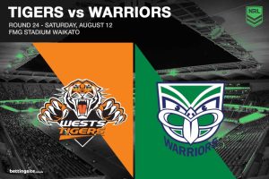 Wests Tigers v New Zealand Warriors NRL Round 24