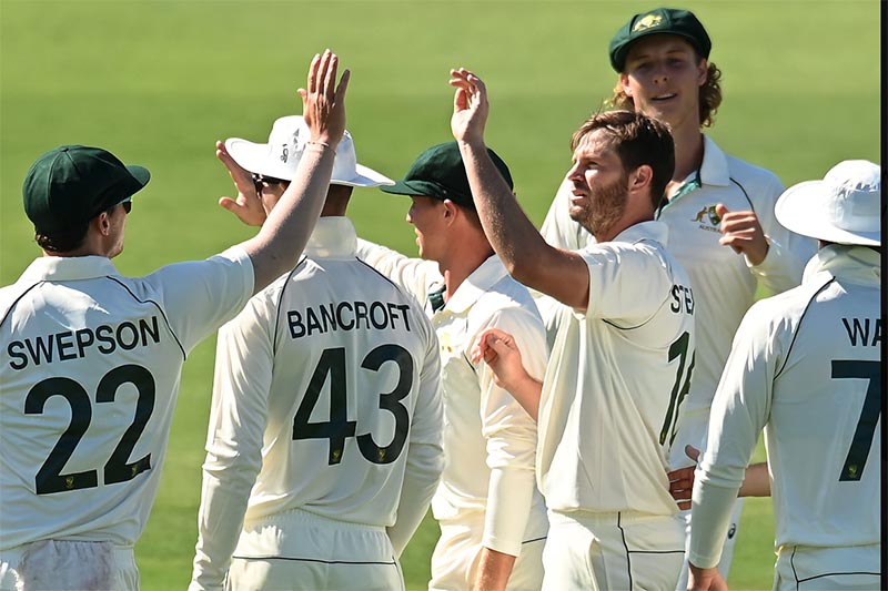 Australia A went down to New Zealand A in their four day clash in Brisbane. 