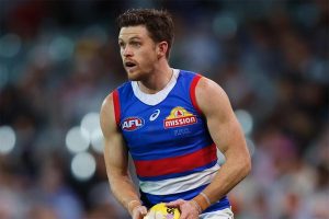 Taylor Duryea could miss the Dogs important clash against Geelong