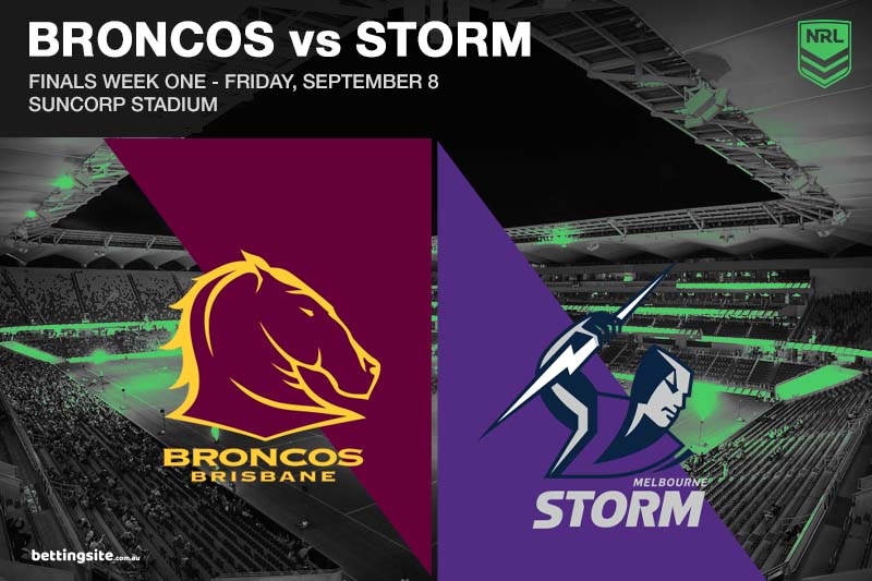 Brisbane Broncos vs Melbourne Storm Finals Week One - 2023
