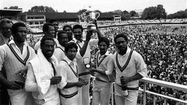 West Indies World Cup winning team in 1975 at Lords