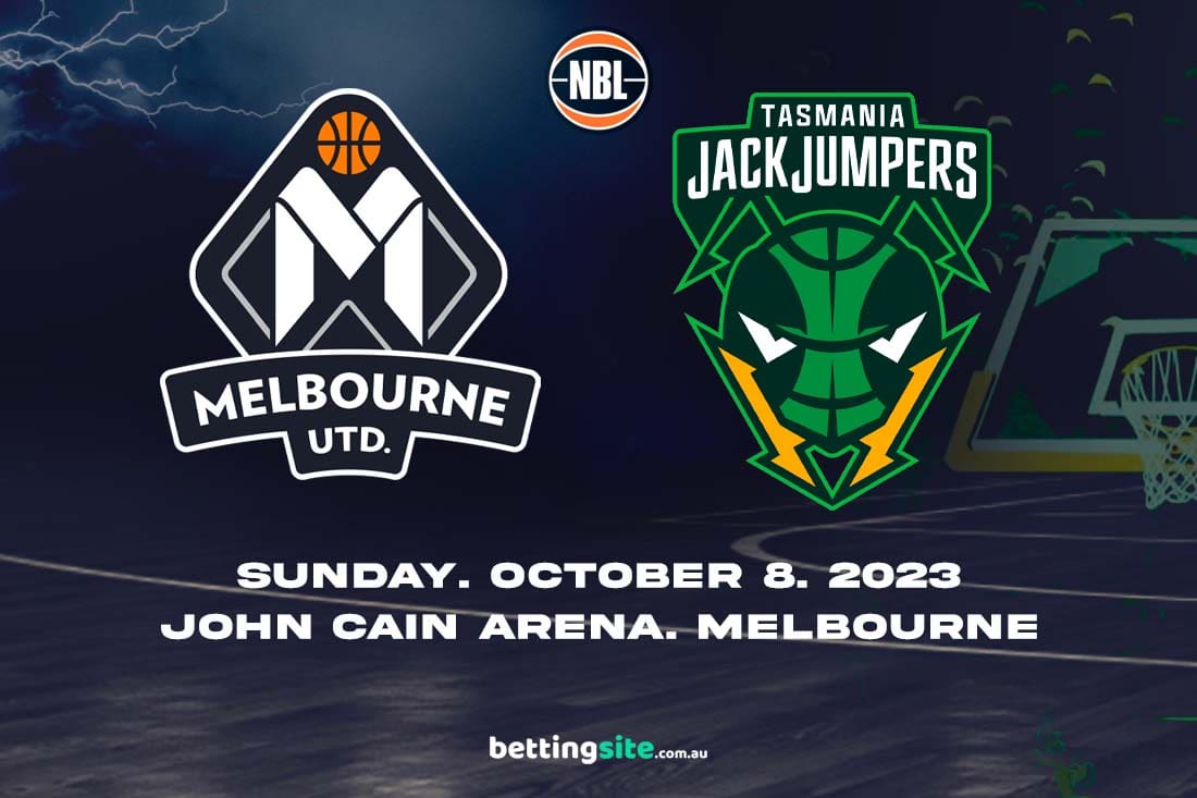 Melbourne United v Tasmania JackJumpers NBL24 Tips & Odds 8/10