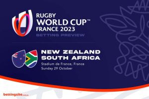 New Zealand vs South Africa Rugby World Cup Final