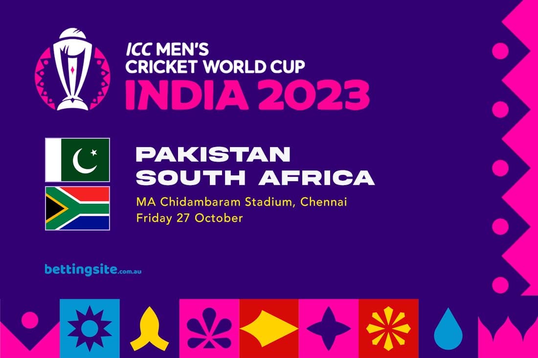 Pakistan v South Africa ICC World Cup Bets & Top Tips 27/10/23