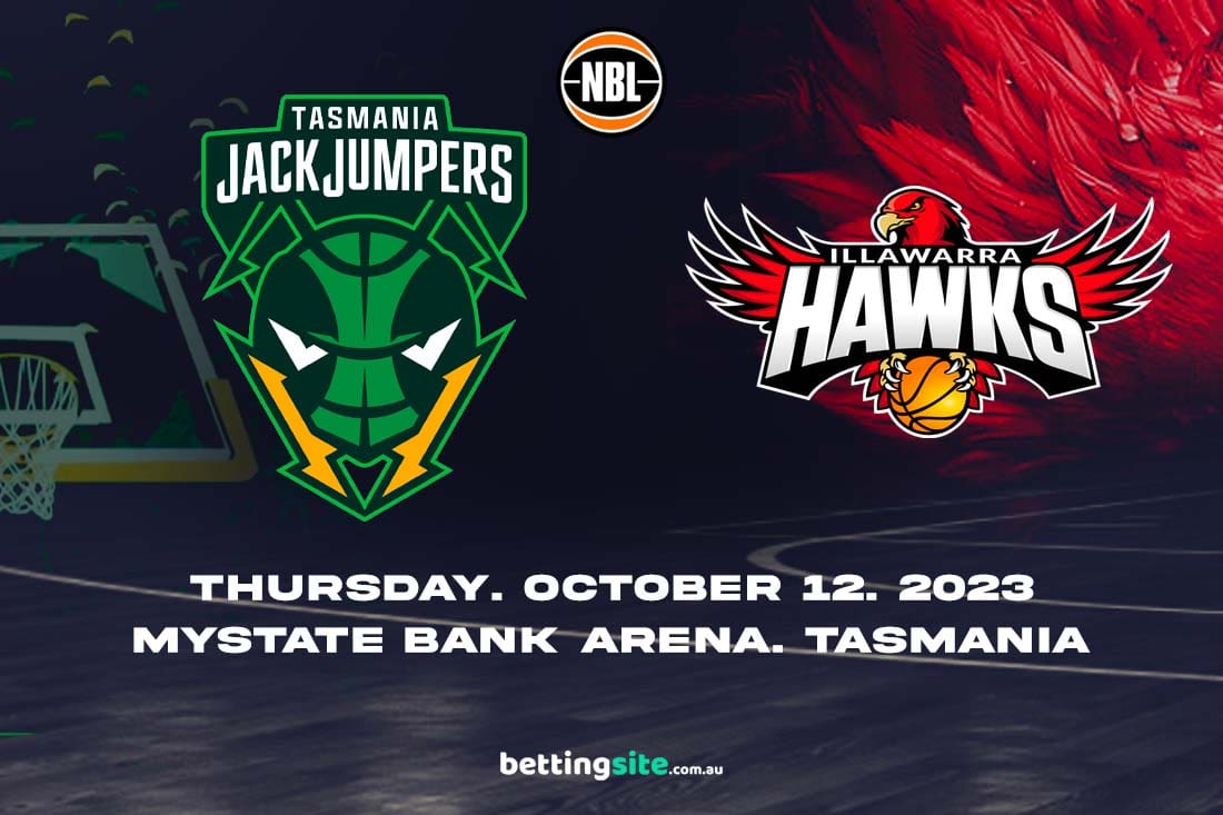 Tasmania JackJumpers v Illawarra Hawks NBL Tips & Bets 12/10/23