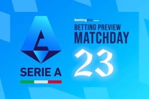 Serie A Matchday 23 betting tips