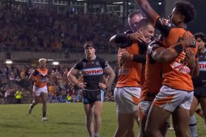 Wests Tigers Defeats Cronulla Sharks At Leichhardt Oval