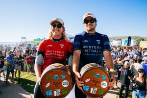 Jack Robinson and Gabriela Ryder win the 2024 WSL Margaret River Pro