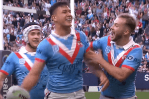Sydney Rooster Win Anzac Day Match Against Dragons