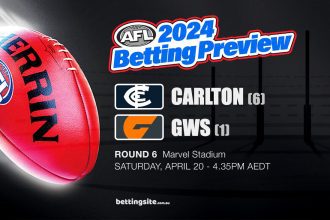 Carlton v GWS betting tips for April 20, 2024