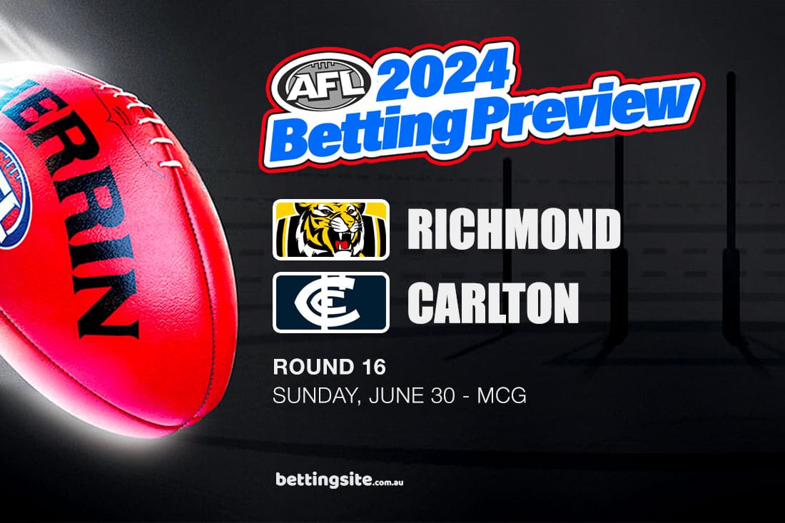 Richmond v Carlton AFL Tips, Odds & Team News | Round 16, 2024