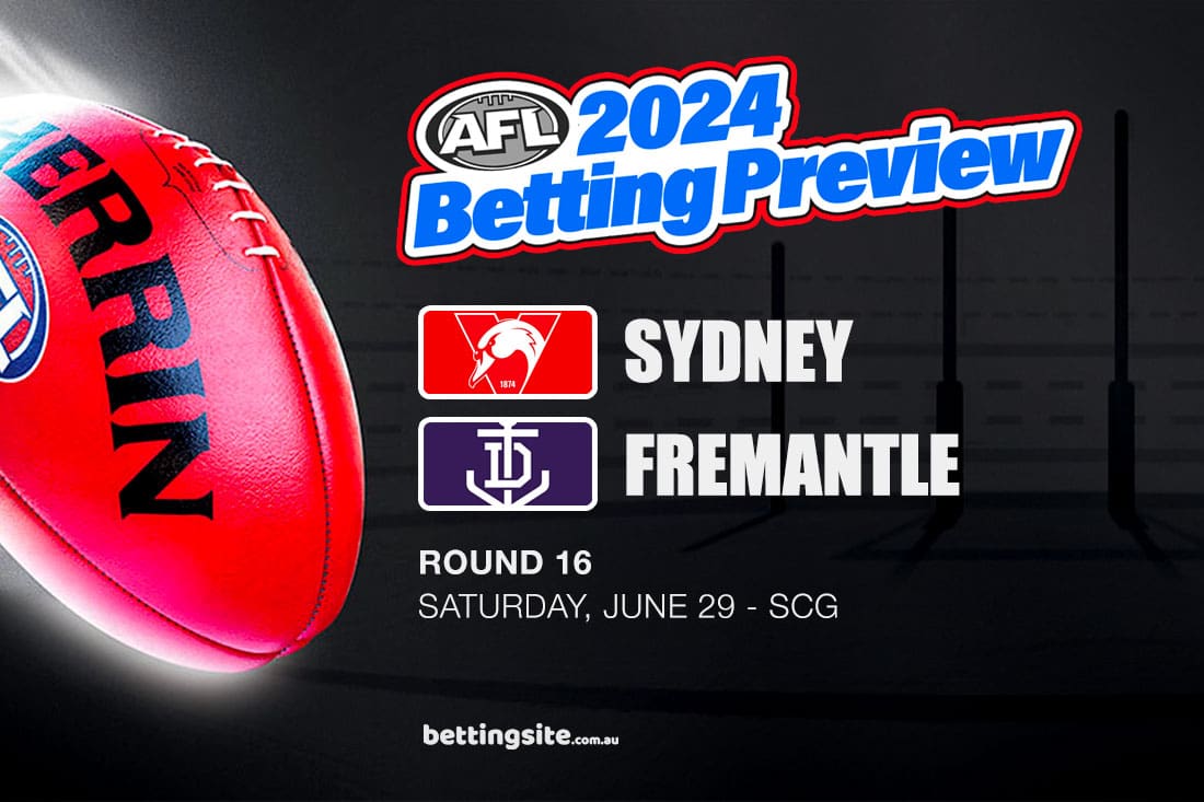 Sydney v Fremantle Rd 17 Betting Tips AFL 2024 June 29