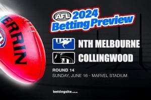 North Melbourne v Collingwood AFL R14 betting tips - June 16, 2024