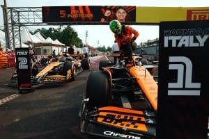 Team McLaren pole position at Italian Grand Prix